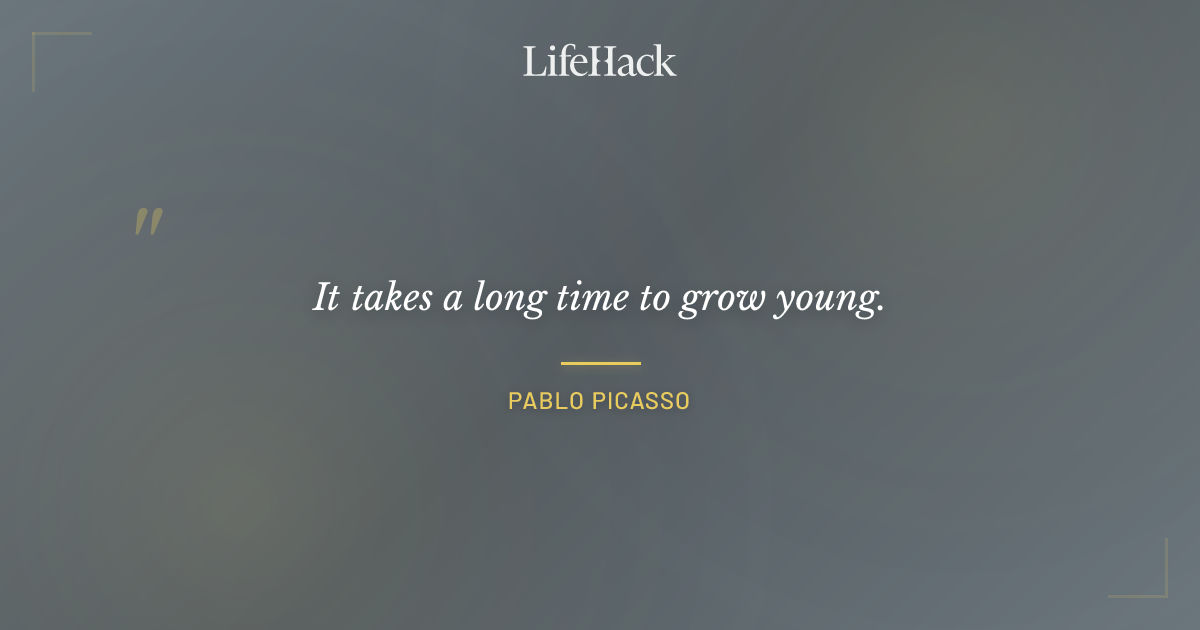 Quote by Pablo Picasso