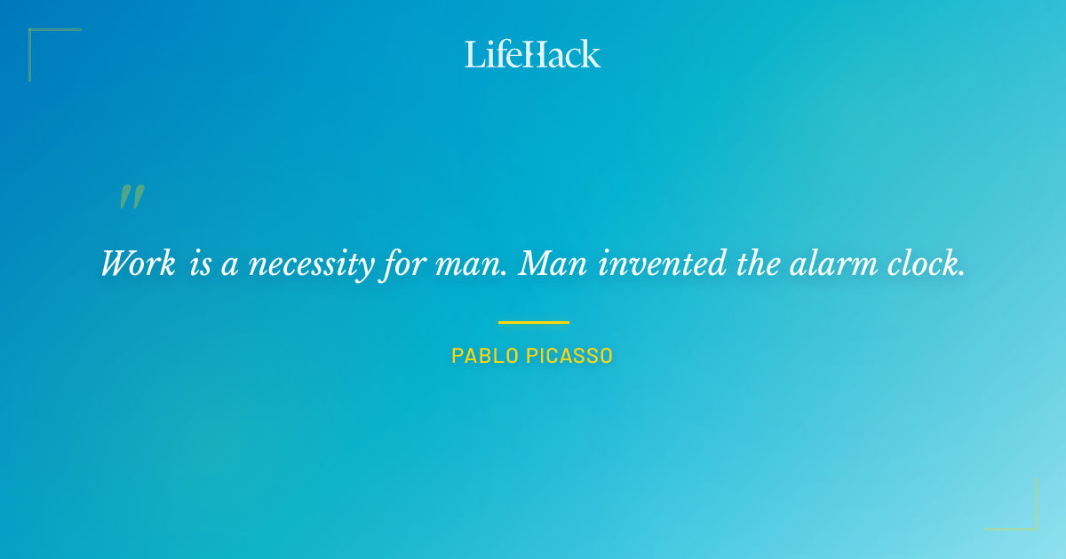 Quote by Pablo Picasso