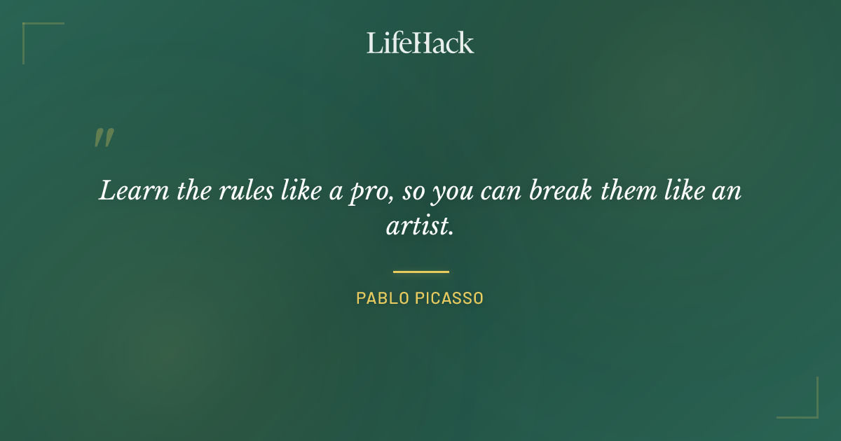 Quote by Pablo Picasso