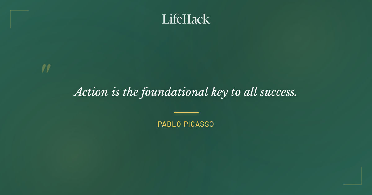 Quote by Pablo Picasso