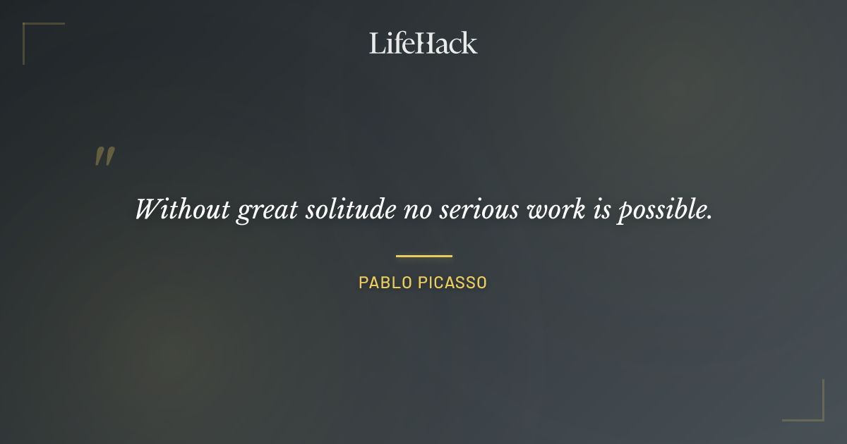 Quote by Pablo Picasso