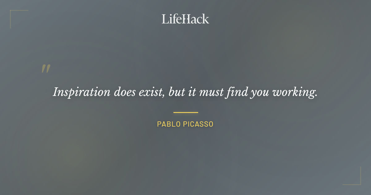 Quote by Pablo Picasso