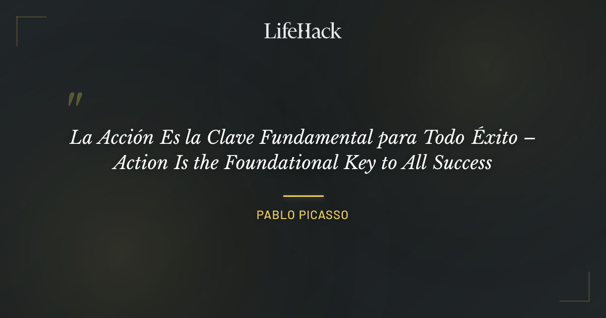 Quote by Pablo Picasso