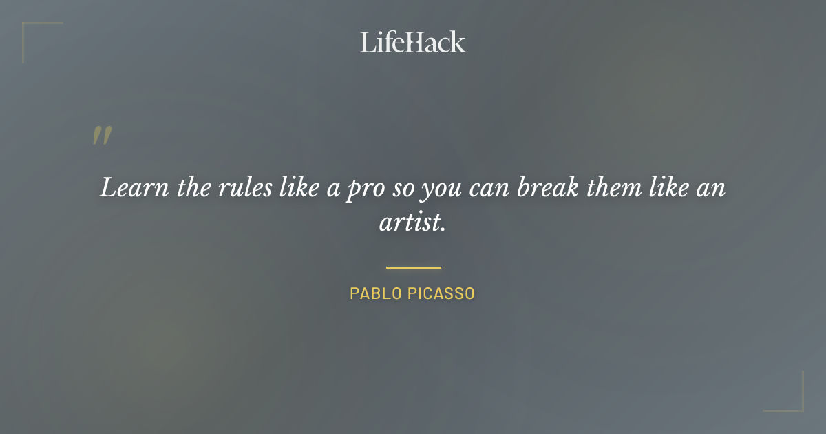 Quote by Pablo Picasso
