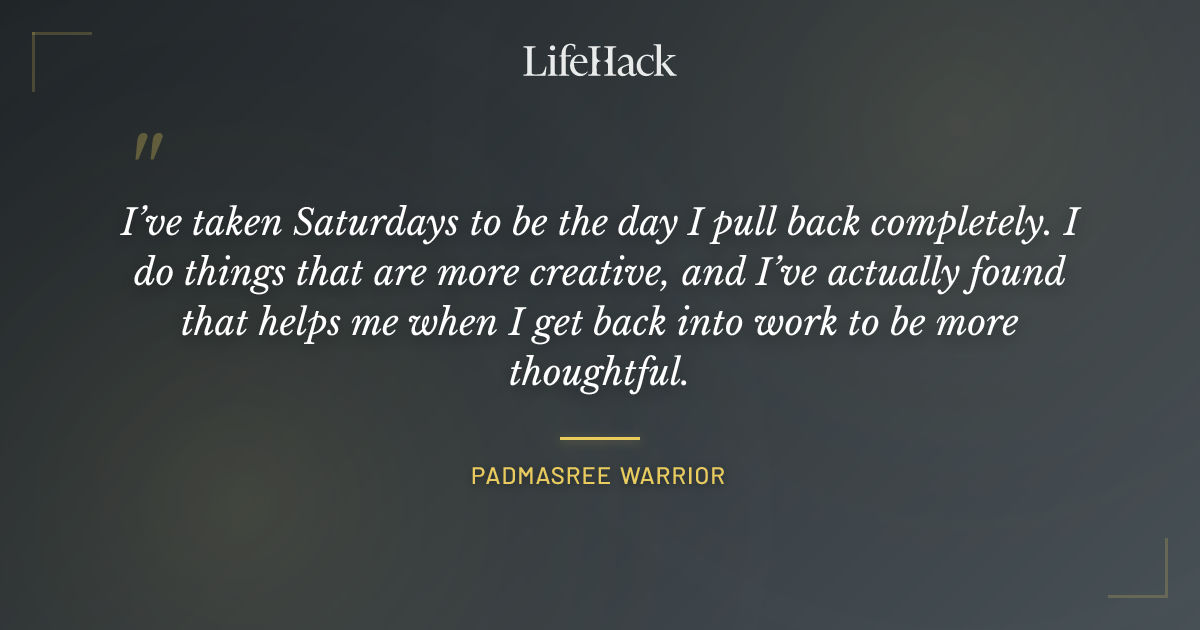Quote by Padmasree Warrior