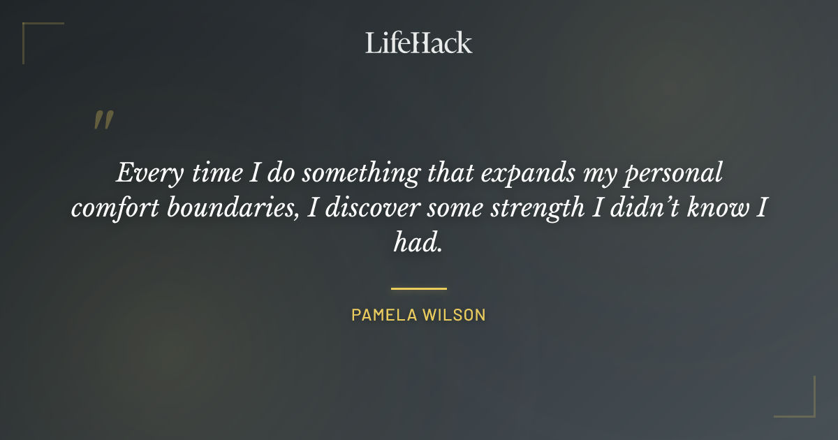 Quote by Pamela Wilson