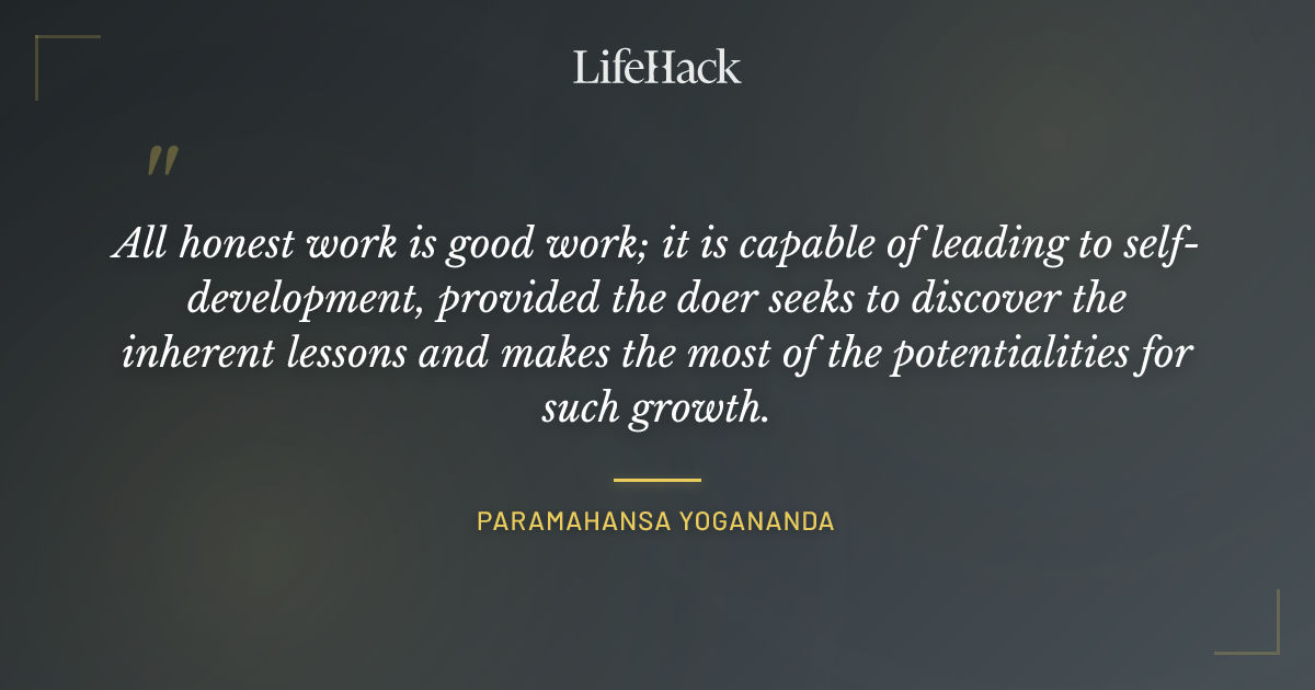 Quote by Paramahansa Yogananda