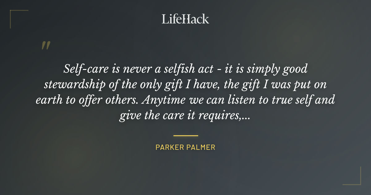 Quote by Parker Palmer
