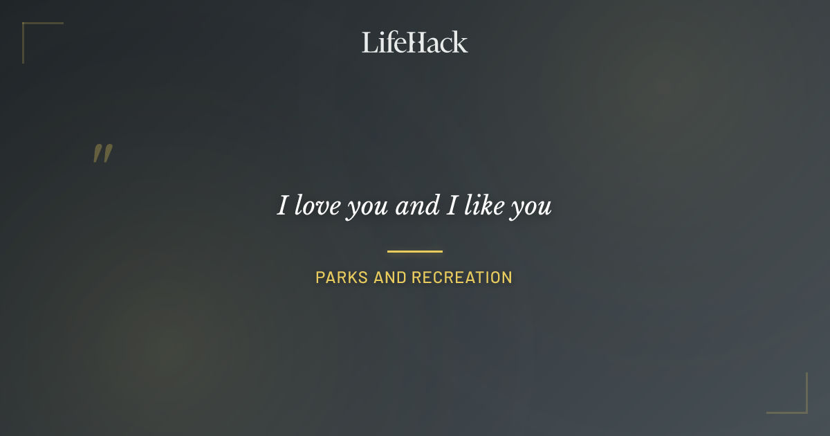 Quote by Parks and Recreation