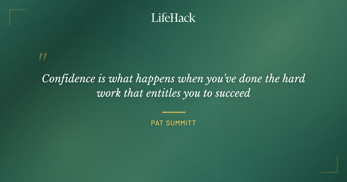 Quote by Pat Summitt