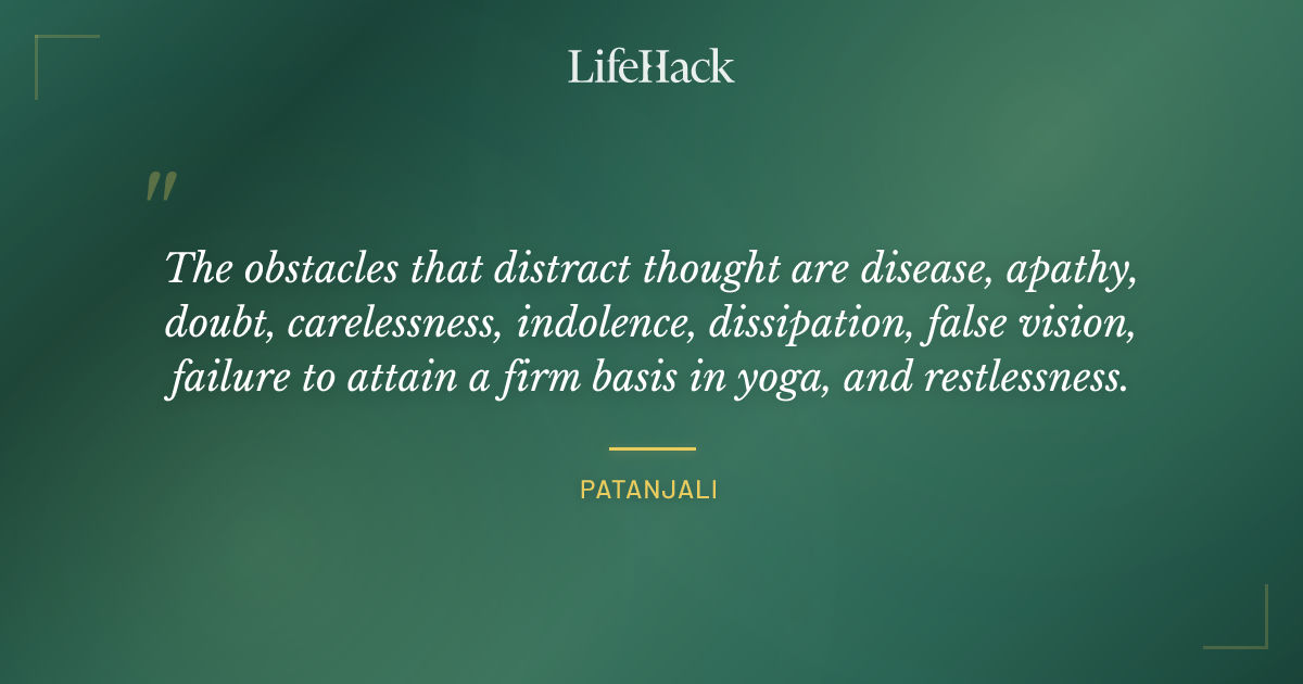 Quote by Patanjali