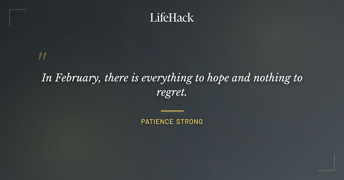 Quote by Patience Strong
