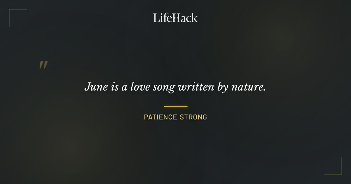 Quote by Patience Strong