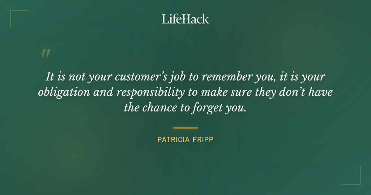 Quote by Patricia Fripp