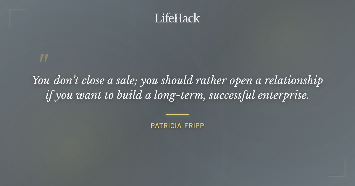 Quote by Patricia Fripp