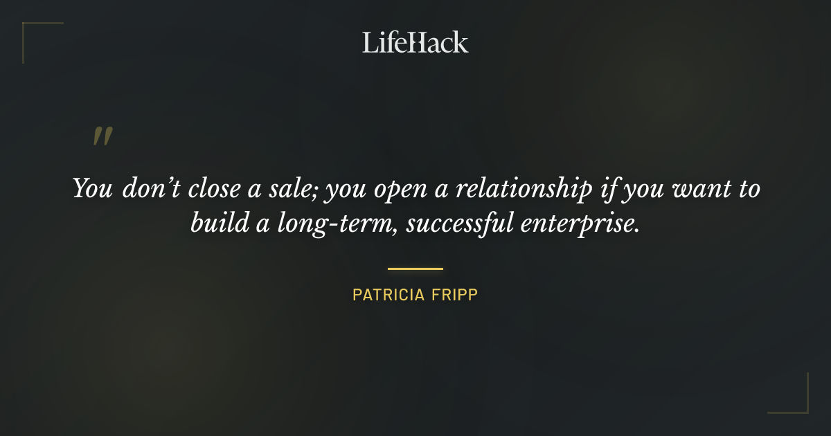Quote by Patricia Fripp
