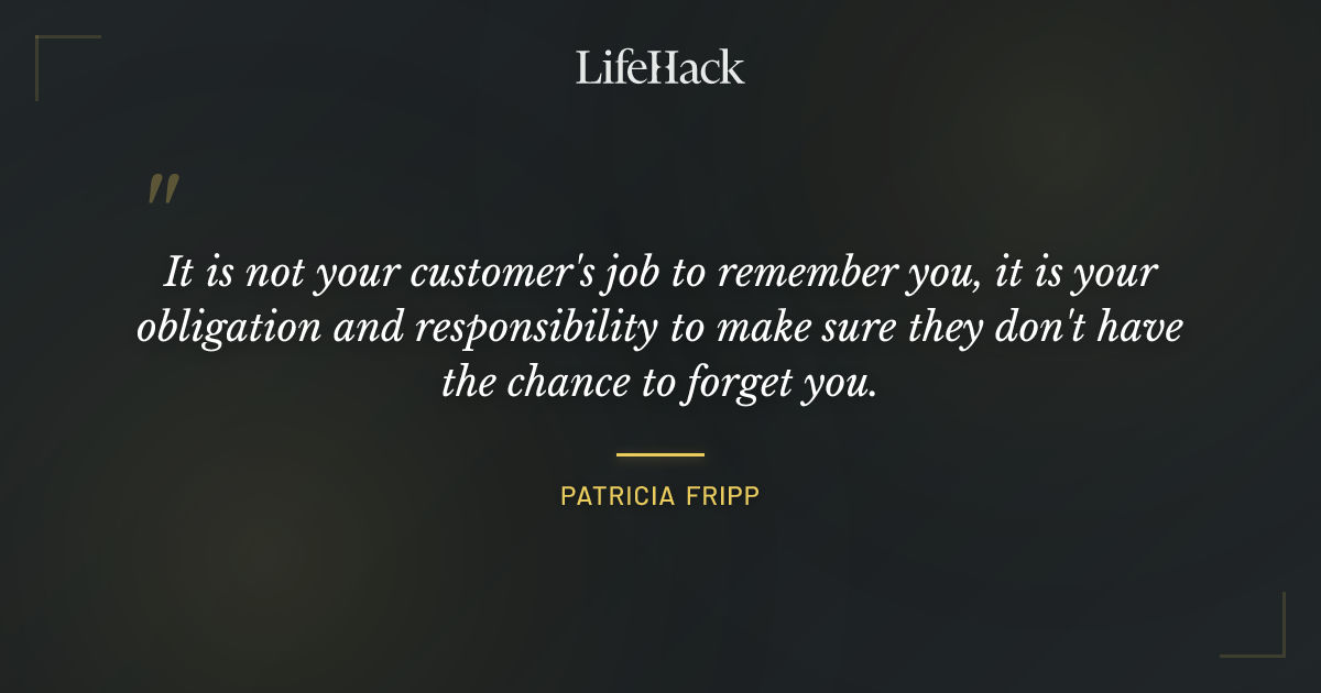 Quote by Patricia Fripp