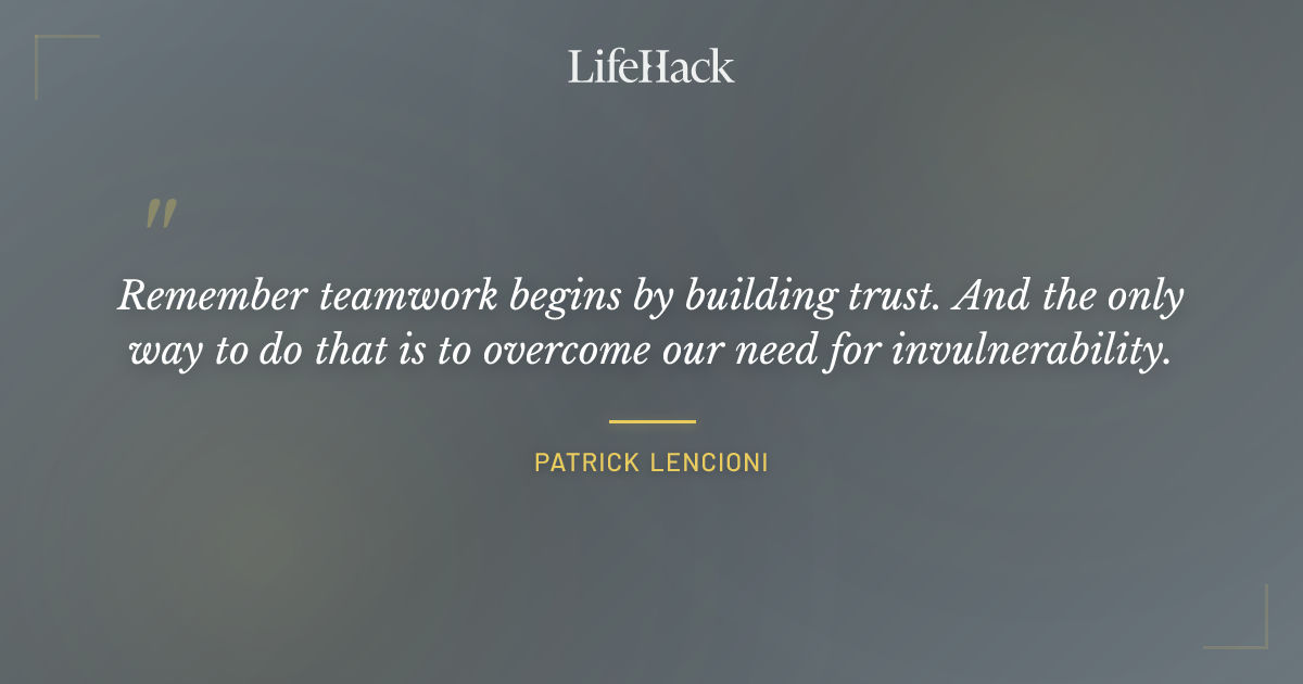 Quote by Patrick Lencioni