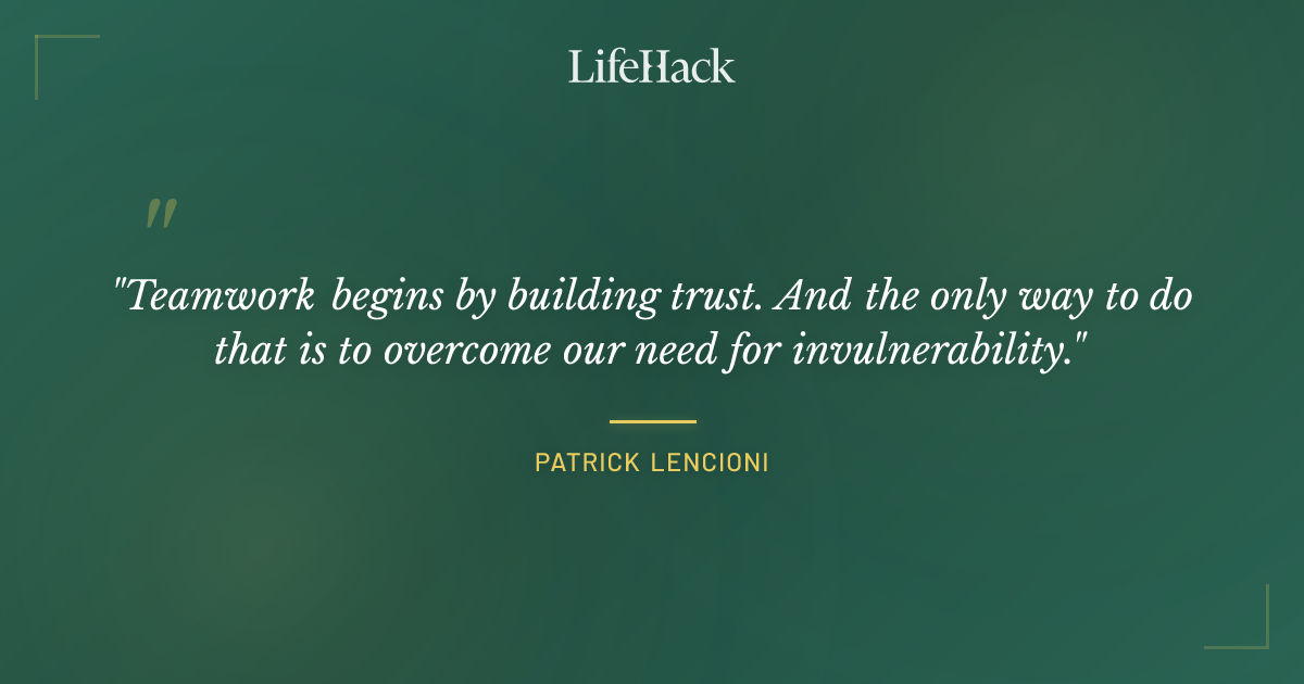 Quote by Patrick Lencioni