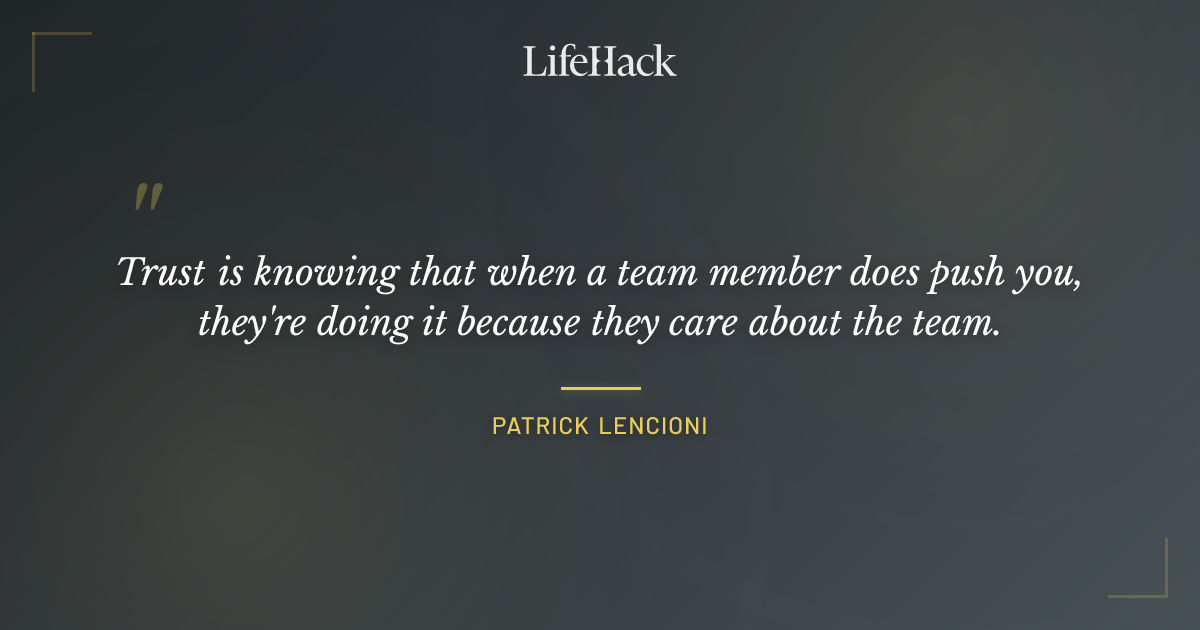 Quote by Patrick Lencioni