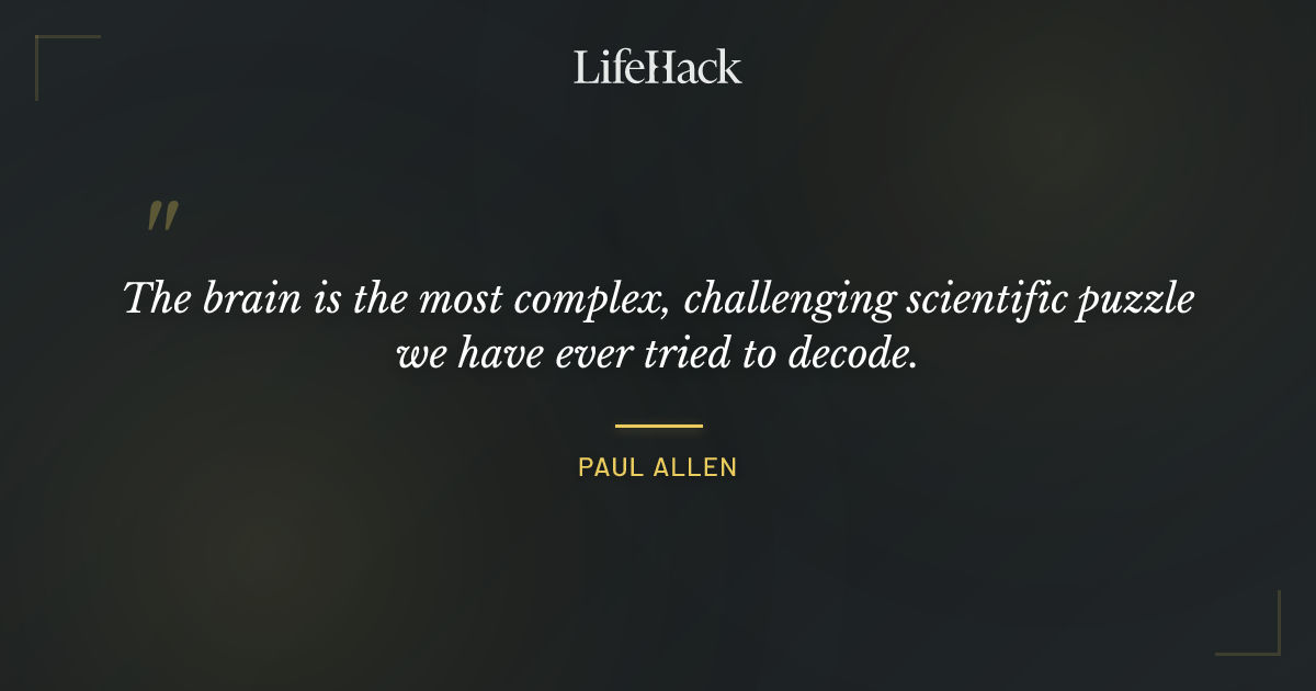 Quote by Paul Allen