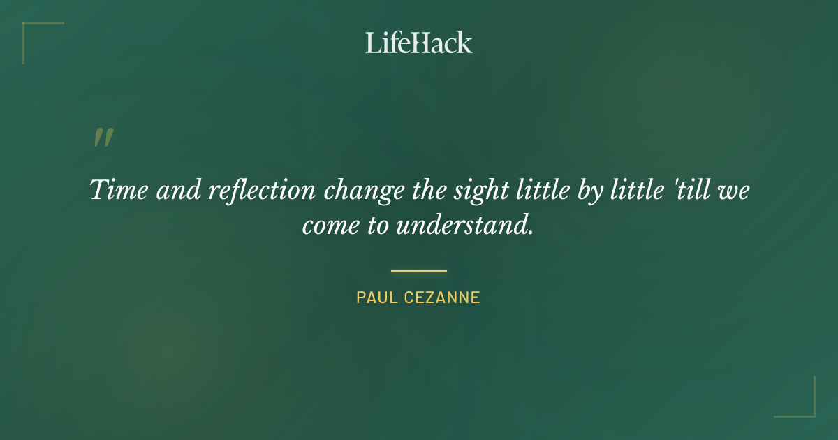 Quote by Paul Cezanne