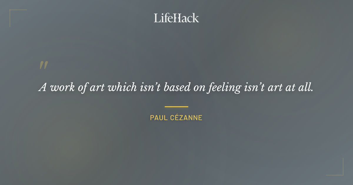 Quote by Paul Cézanne