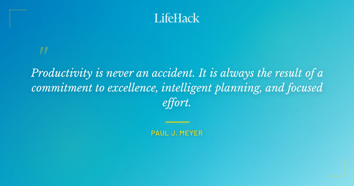 Quote by Paul J. Meyer