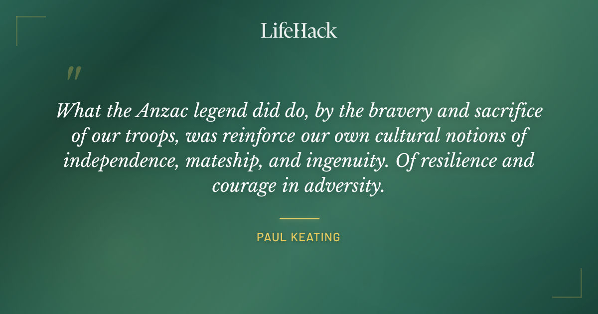 Quote by Paul Keating