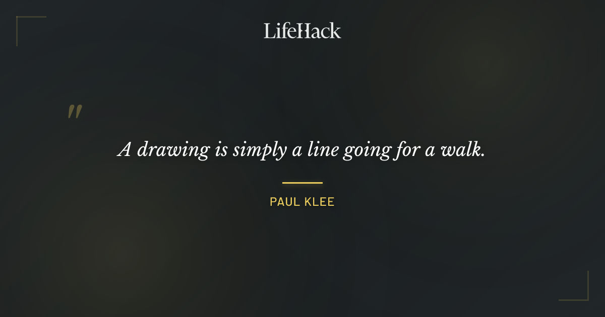 Quote by Paul Klee
