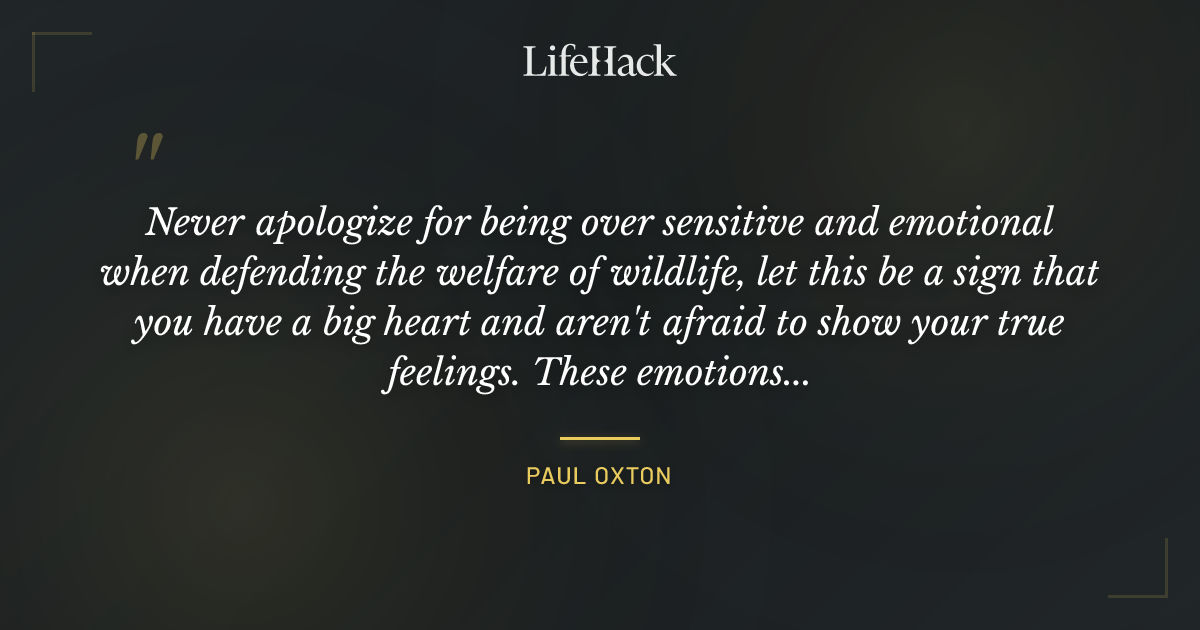 Quote by Paul Oxton