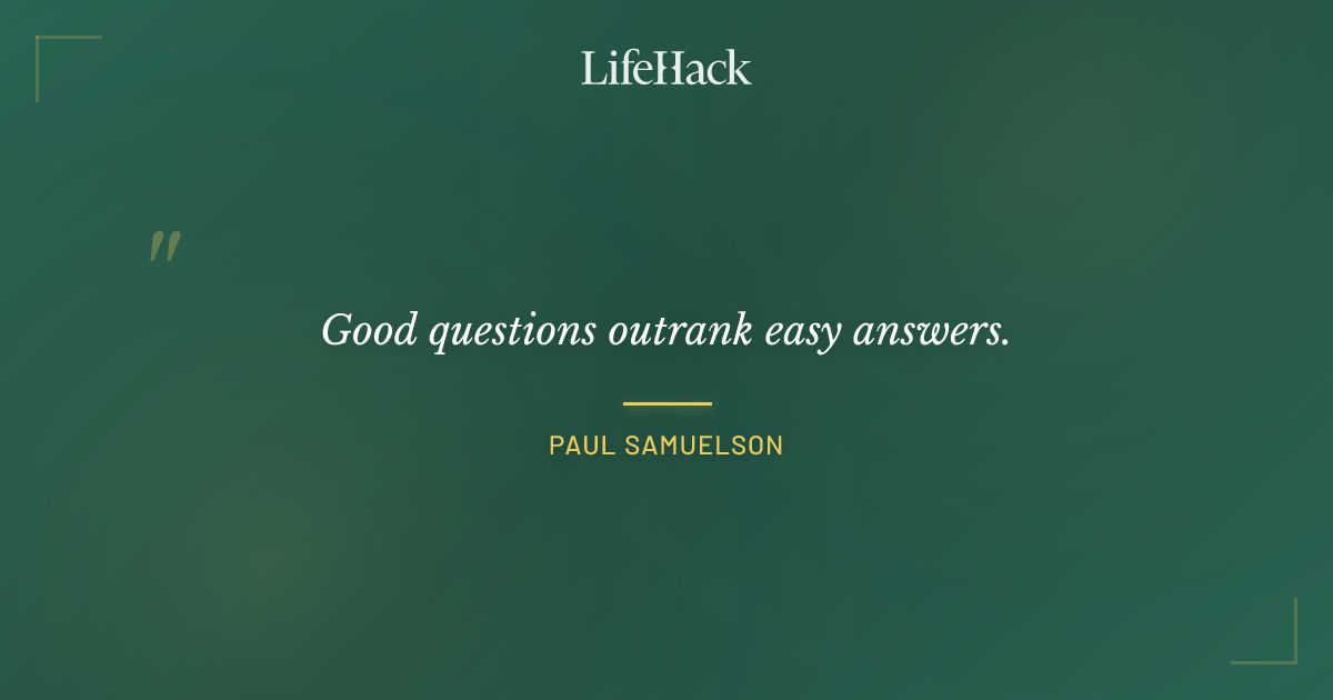 Quote by Paul Samuelson