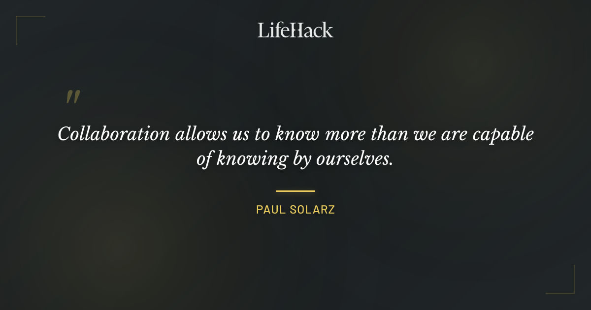 Quote by Paul Solarz