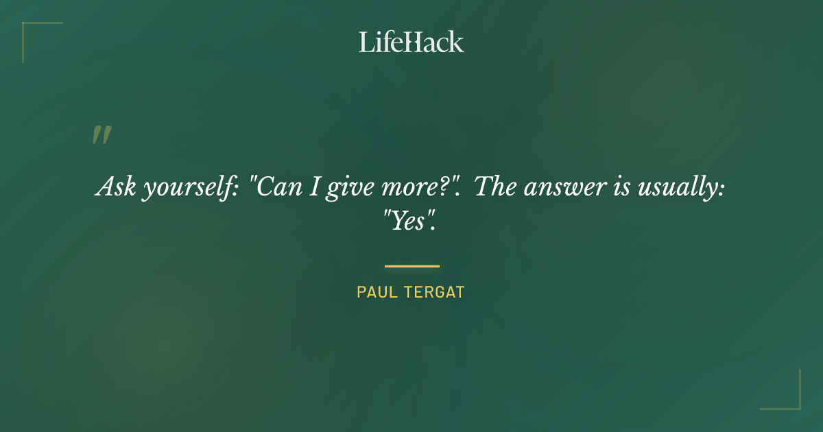 Quote by Paul Tergat