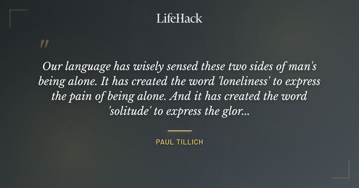 Quote by Paul Tillich