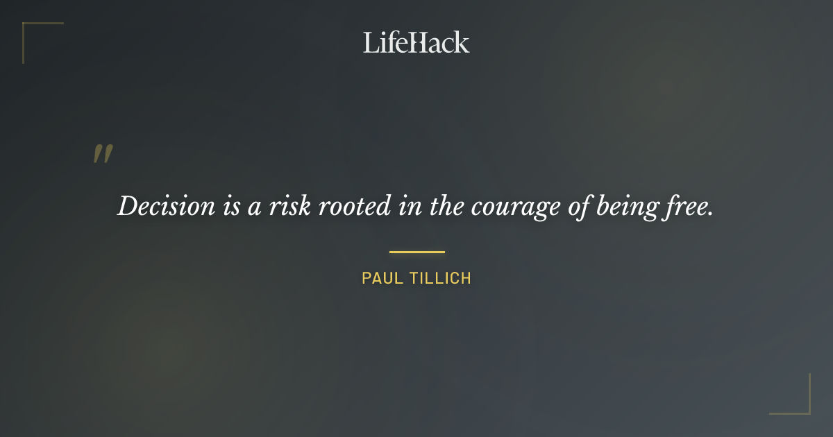 Quote by Paul Tillich