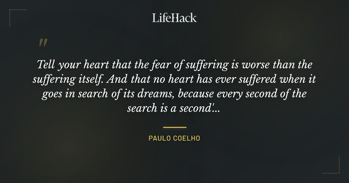 Quote by Paulo Coelho