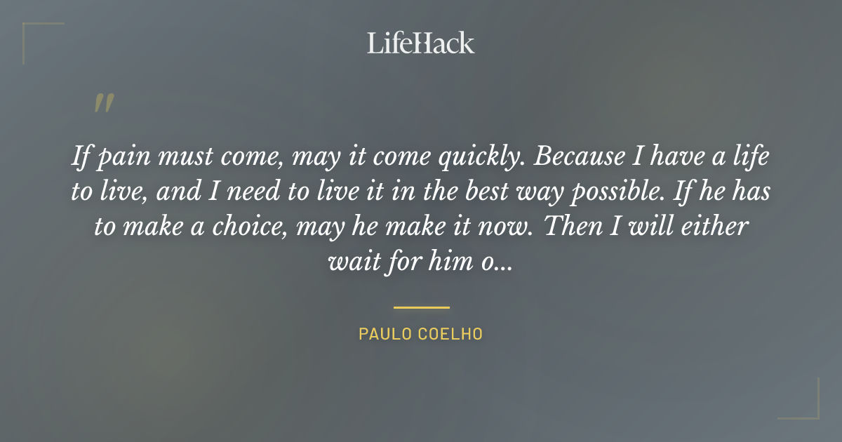 Quote by Paulo Coelho