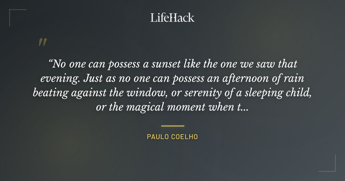 Quote by Paulo Coelho