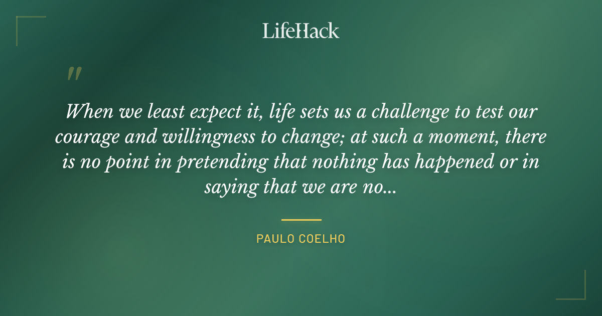 Quote by Paulo Coelho