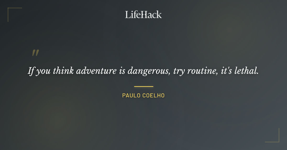Quote by Paulo Coelho