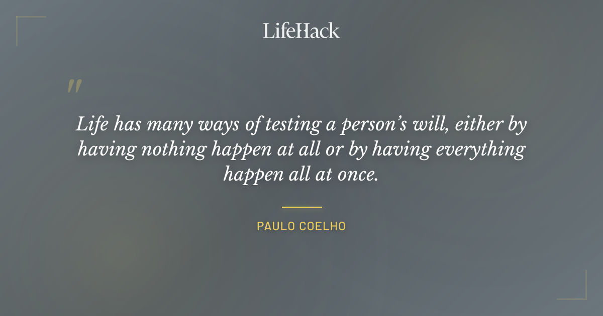 Quote by Paulo Coelho