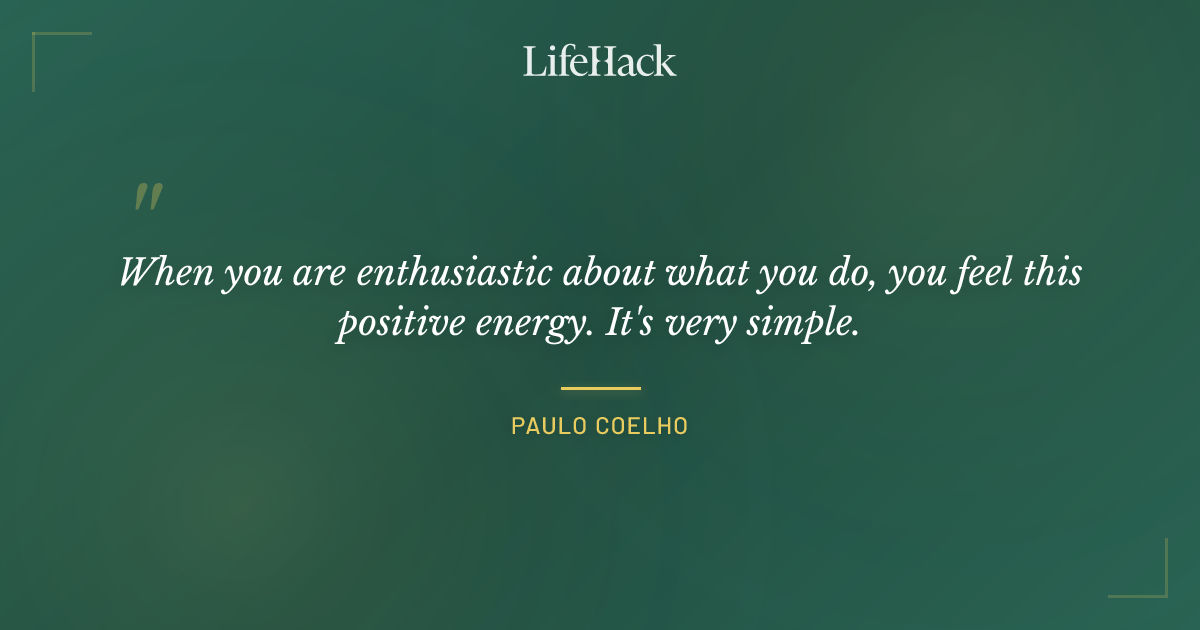 Quote by Paulo Coelho
