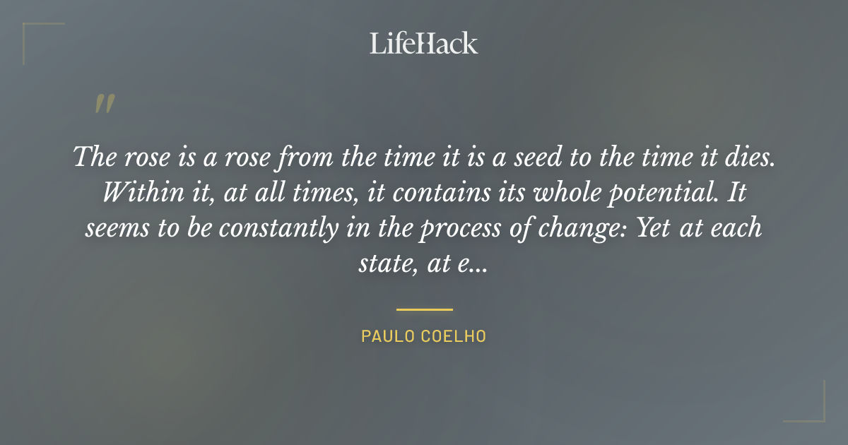 Quote by Paulo Coelho