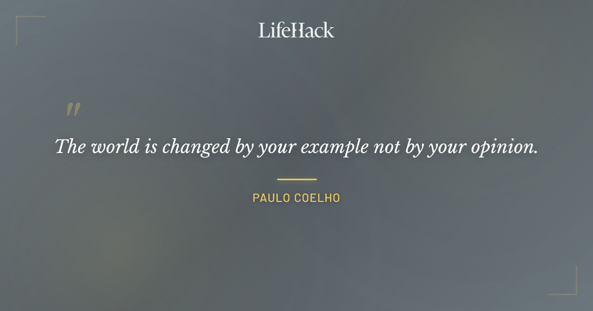 Quote by Paulo Coelho