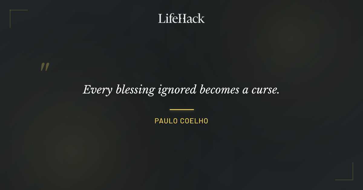 Quote by Paulo Coelho