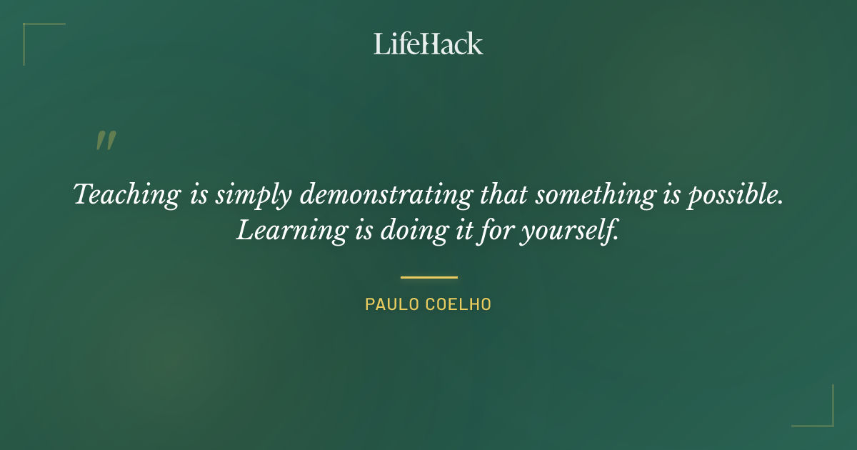 Quote by Paulo Coelho