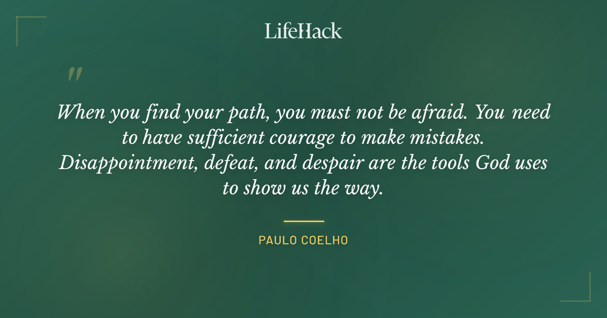 Quote by Paulo Coelho