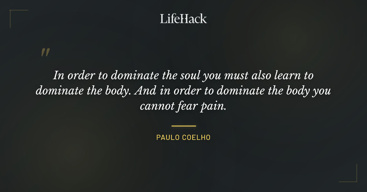 Quote by Paulo Coelho