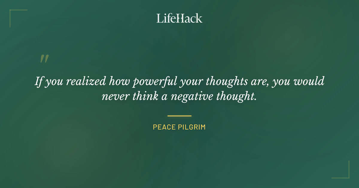 Quote by Peace Pilgrim